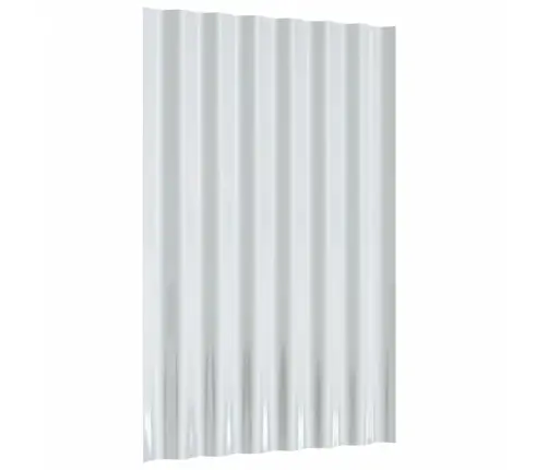 Jumta Paneļi, 36 Gab., Tērauds, Sudraba Krāsā, 60X36 Cm Vidaxl