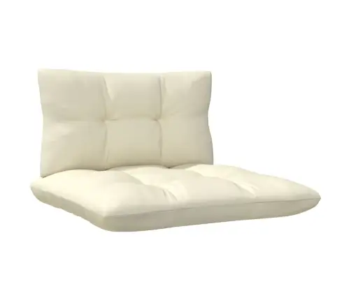 3-Daļīgs Dārza Mēbeļu Komplekts Ar Krēmkrāsas Matračiem, Priede Vidaxl 3-Daļīgs Dārza Mēbeļu Komplekts Ar Krēmkrāsas Matračiem, Priede Vidaxl