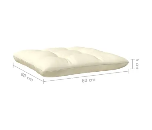 Sodo Komplektas Su Kreminėmis Pagalvėlėmis, 5 Dalių, Pušis