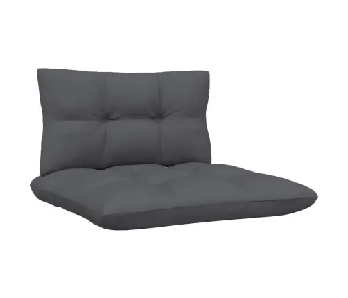 7-Osaline Aiamööbli Komplekt Antratsiithallide Patjadega