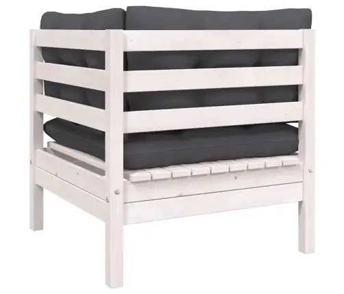 8-Daļīgs Dārza Atpūtas Mēbeļu Komplekts Ar Matračiem, Priede Vidaxl