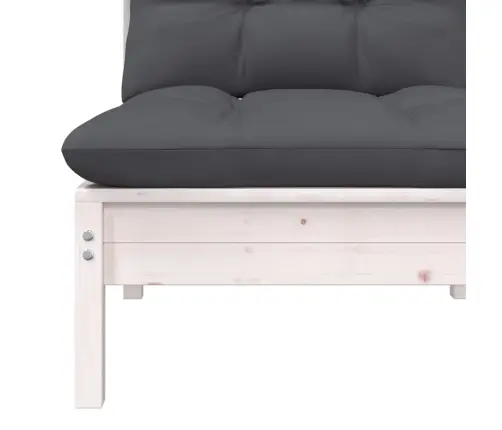 5-Osaline Aiamööbli Komplekt Istmepatjadega, Männipuit