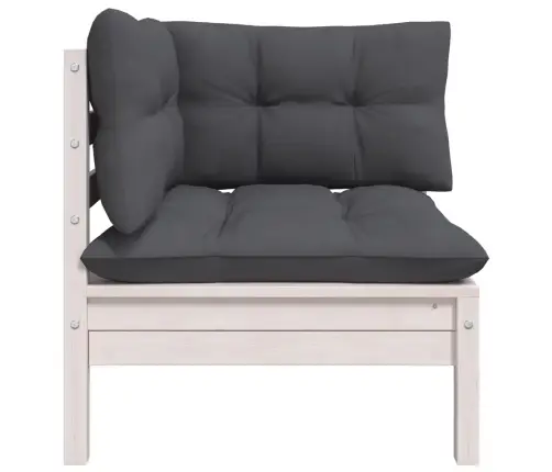 6-Daļīgs Dārza Atpūtas Mēbeļu Komplekts Ar Matračiem, Priede Vidaxl