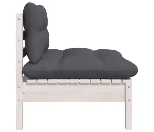 Sodo Komplektas Su Pagalvėlėmis, 7 Dalių, Pušies Masyvas