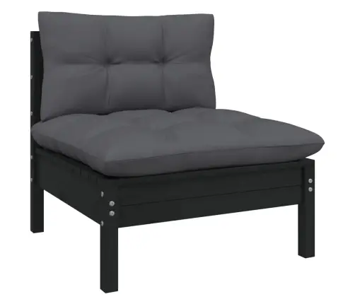 8-Osaline Aiamööblikomplekt Istmepadjaga Toekas Männipuit