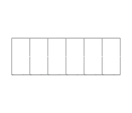 Suņu Voljērs, 11,06 M², Tērauds Vidaxl