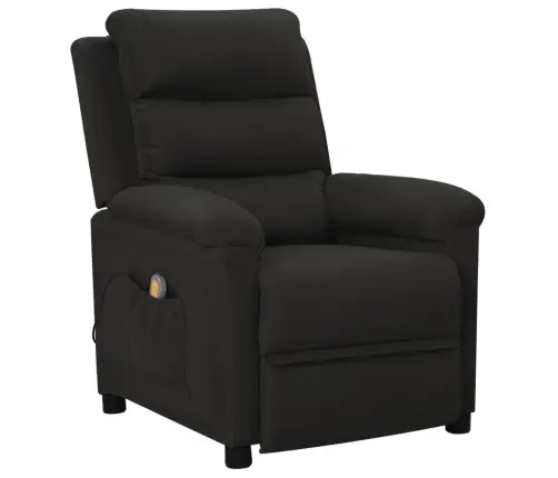 Masāžas Krēsls, Melns Audums Vidaxl