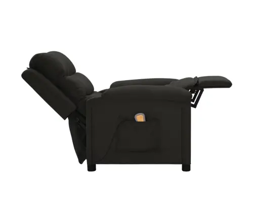 Masāžas Krēsls, Melns Audums Vidaxl