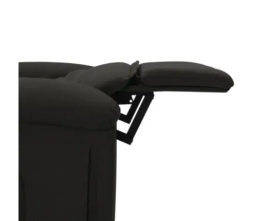 Masāžas Krēsls, Melns Audums Vidaxl