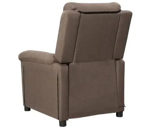 Masāžas Krēsls, Pelēkbrūns Audums Vidaxl