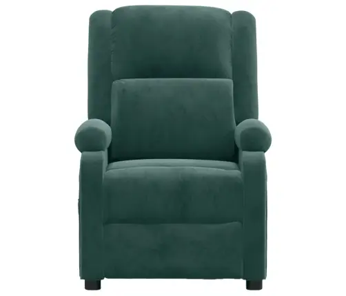 Atlošiamas Krėslas, Tamsiai Žalios Spalvos, Aksomas
