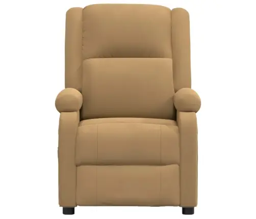 Atlošiamas Krėslas, Rudos Spalvos, Aksomas