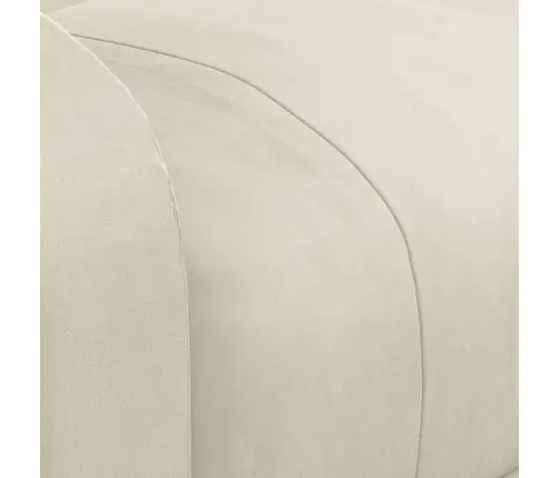 Atlošiamas Krėslas, Kreminės Spalvos, Aksomas