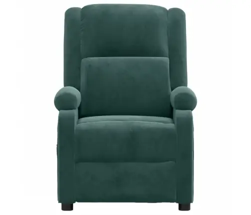 Masāžas Krēsls, Tumši Zaļš Samts Vidaxl