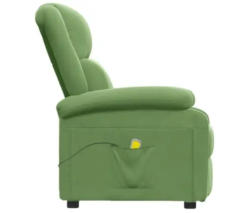 Masāžas Krēsls, Gaiši Zaļš Samts Vidaxl