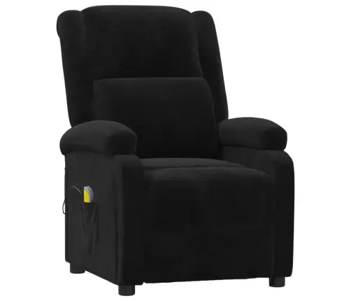 Masāžas Krēsls, Melns Samts Vidaxl