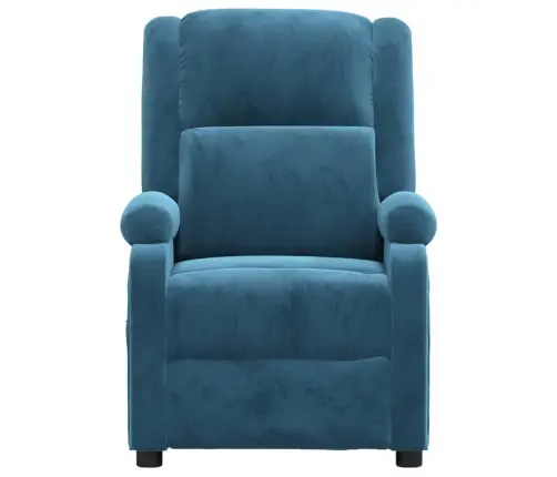 Masāžas Krēsls, Zils Samts Vidaxl