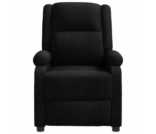 Atpūtas Krēsls, Atgāžams, Melns Audums Vidaxl
