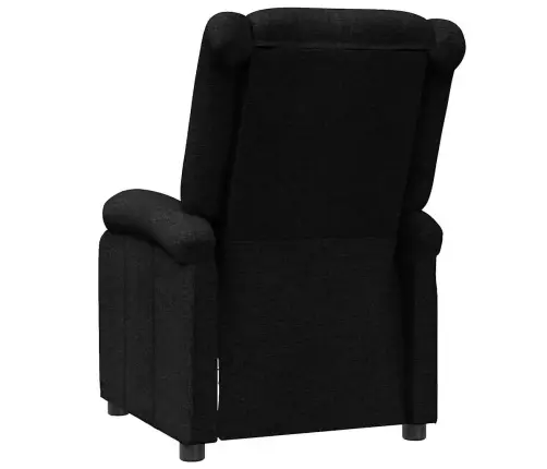 Atpūtas Krēsls, Atgāžams, Melns Audums Vidaxl