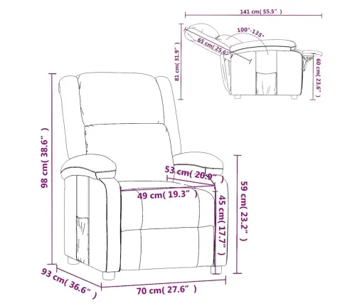 Tugitool, Tumeroheline, Kangas
