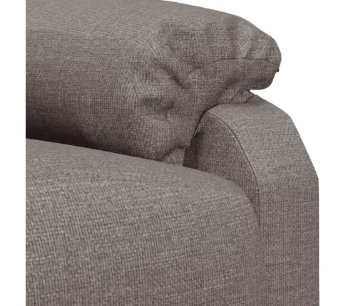 Atlošiamas Krėslas, Taupe Spalvos, Audinys