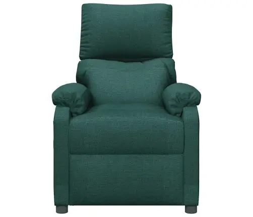 Masāžas Krēsls, Tumši Zaļš Audums Vidaxl