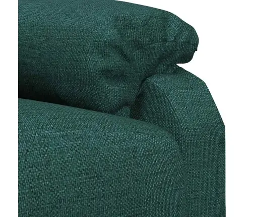 Masāžas Krēsls, Tumši Zaļš Audums Vidaxl