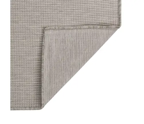 Lauko Kilimėlis, Taupe Spalvos, 100X200cm Plokščio Pynimo