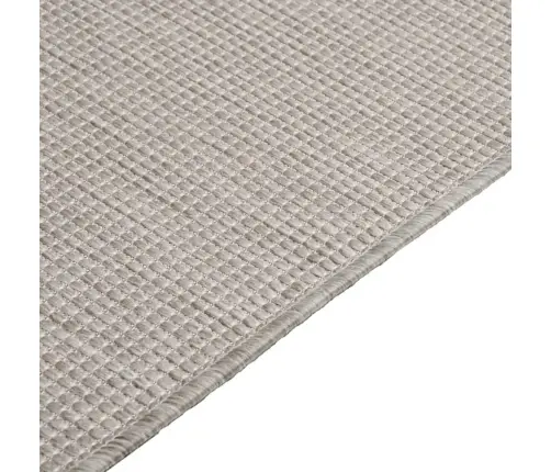 Lauko Kilimėlis, Taupe Spalvos, 100X200cm Plokščio Pynimo