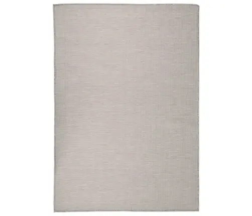 Āra Paklājs, 140X200 Cm, Pelēkbrūns Vidaxl
