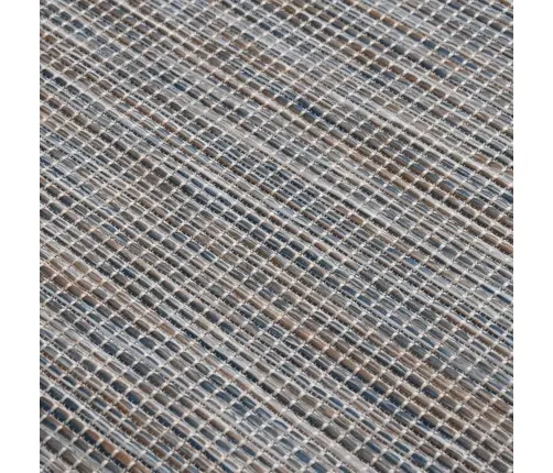 Silesidus Õuevaip, 80 X 150 cm Pruun Ja Sinine