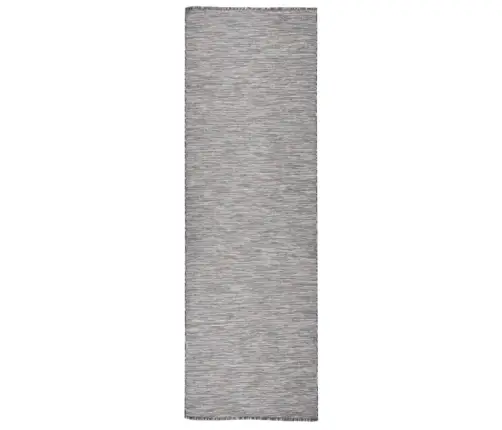 Lauko Kilimėlis, Rudas Ir Mėlyna, 80X250cm Plokščio Pynimo