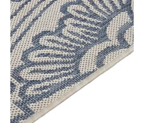 Lauko Kilimėlis, Mėlynos Spalvos, 100X200cm Plokščio Pynimo