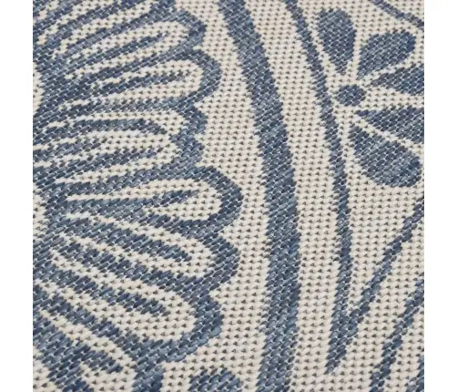 Āra Paklājs, 120X170 Cm, Zils Raksts Vidaxl Āra Paklājs, 120X170 Cm, Zils Raksts Vidaxl