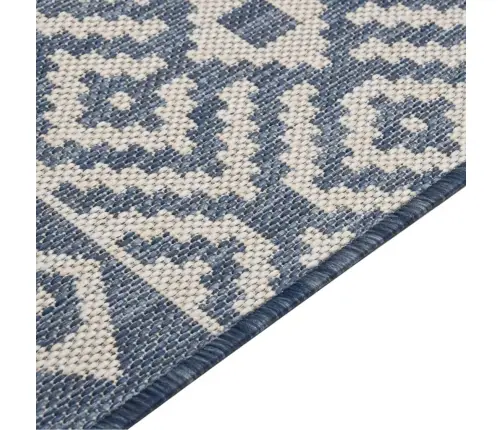 Silesidus Õuevaip, 100 X 200 cm Sinised Triibud