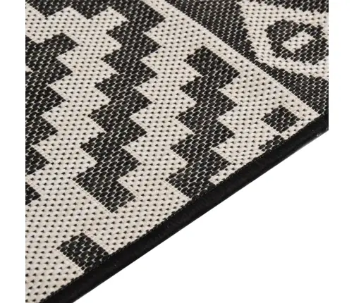 Āra Paklājs, 80X250 Cm, Melnas Svītras Vidaxl