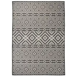 Silesidus Õuevaip, 120 X 170 cm Mustad Triibud