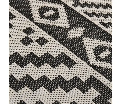 Āra Paklājs, 200X280 Cm, Melnas Svītras Vidaxl