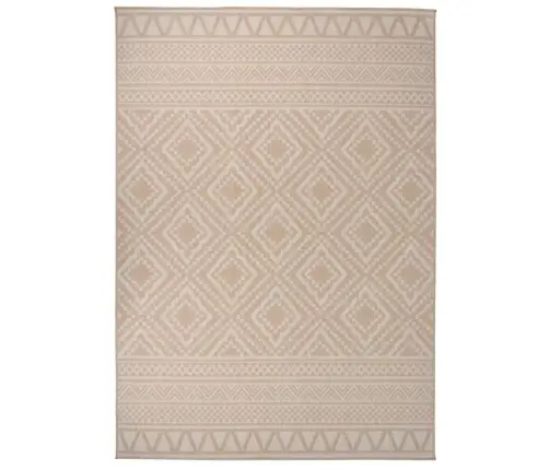 Āra Paklājs, 120X170 Cm, Brūnas Svītras Vidaxl