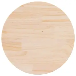 Galda Virsma, Ø60X2,5 Cm, Priedes Masīvkoks Vidaxl