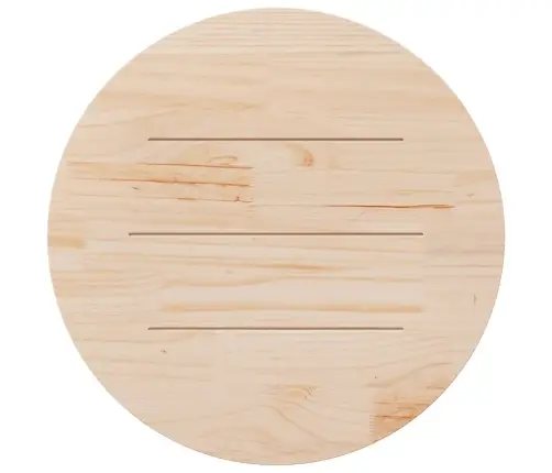 Stalviršis, Skersmuo 90X2,5cm Pušies Medienos Masyvas