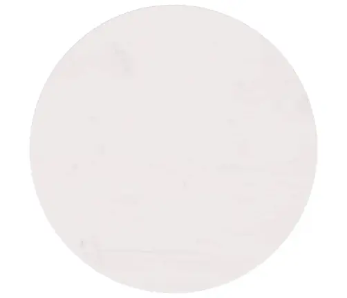 Galda Virsma, Balta, Ø50X2,5 Cm, Priedes Masīvkoks Vidaxl