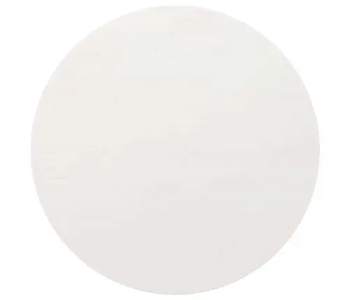 Galda Virsma, Balta, Ø80X2,5 Cm, Priedes Masīvkoks Vidaxl