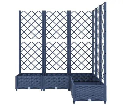 Sodo Lovelis Su Treliažu, Mėlyna Pilkas, 120X120X121,5cm Pp