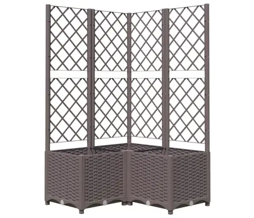 Võrega Taimekast, Pruun, 80 X 80 X 136 Cm Pp