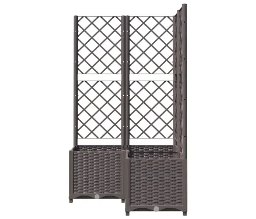 Võrega Taimekast, Pruun, 80 X 80 X 136 Cm Pp