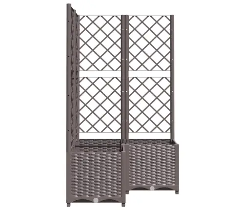 Võrega Taimekast, Pruun, 80 X 80 X 136 Cm Pp