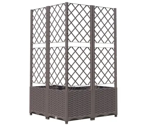 Võrega Taimekast, Pruun, 80 X 80 X 136 Cm Pp