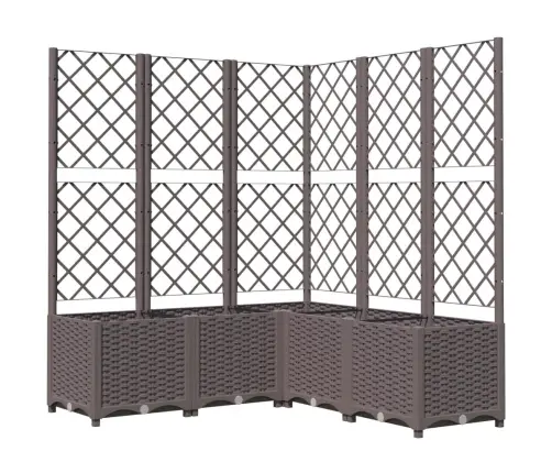 Võrega Taimekast, Pruun, 120 X 120 X 136 Cm Pp