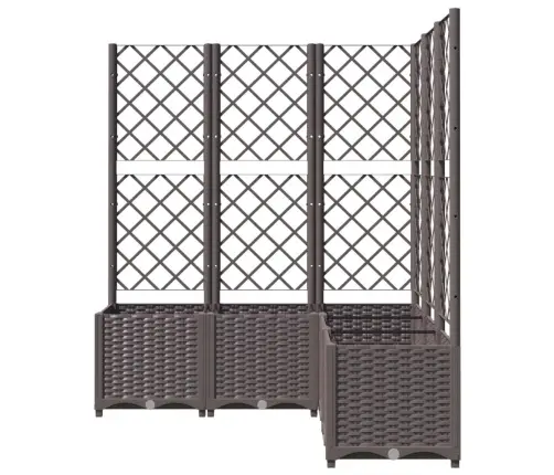 Võrega Taimekast, Pruun, 120 X 120 X 136 Cm Pp